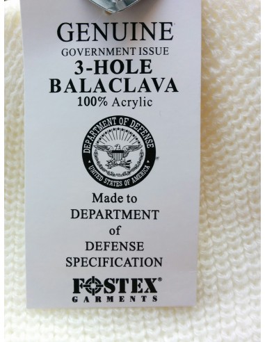 Passamontagna Balaclava pesante Mephisto 3 fori colori vari USA Fostex Garments