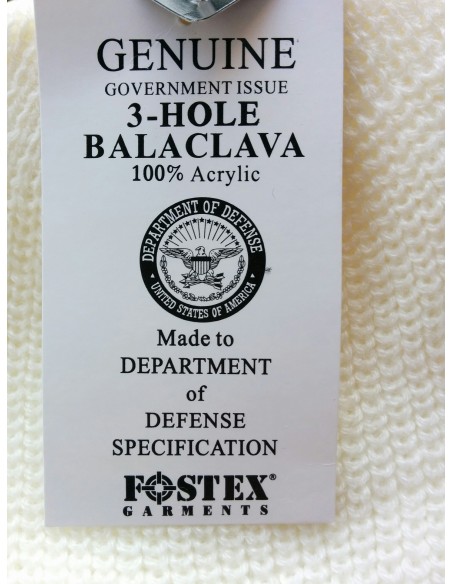 Passamontagna Balaclava pesante Mephisto 3 fori colori vari USA Fostex Garments