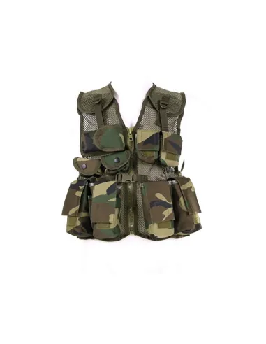Gilet tattico militare mimetico da bambino 101 INC