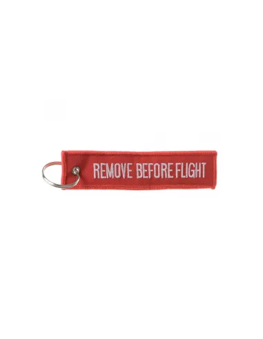 Portachiavi ricamato Remove Before Flight