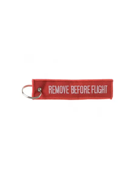 Portachiavi ricamato Remove Before Flight
