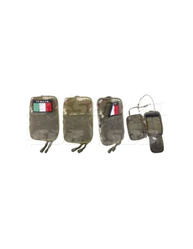 Borsina Tasca Militare Portadocumenti Multiuso SBB MOLLE colori vari Italia SBB Brancaleoni