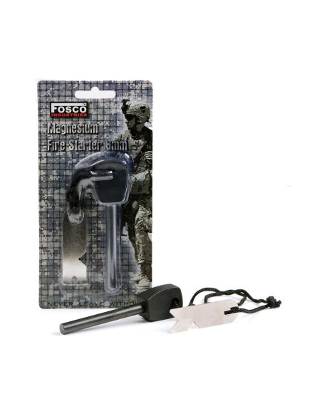Acciarino militare al Magnesio barra da 8 mm accendi fuoco Fosco Industries