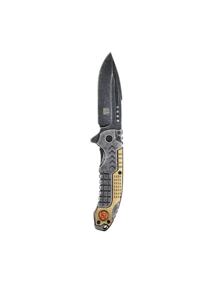 Coltello in metallo lavorato Vigili del Fuoco F.D. Fire Department 101 INC