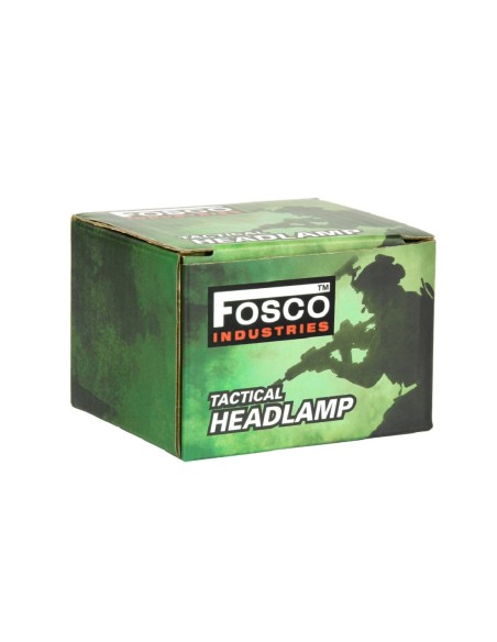 Torcia tattica 140 lumen da testa multifunzione Fosco Industries Torcia tattica 140 lumen da testa multifunzione Fosco Industries