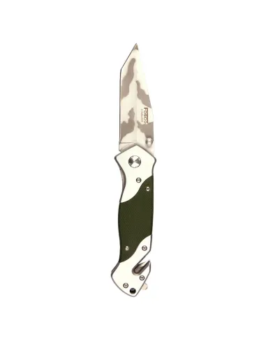 Coltello tattico con taglia cavi e rompi vetro con clip H254G10 Fosco Industries