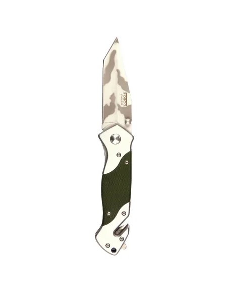 Coltello tattico con taglia cavi e rompi vetro con clip H254G10 Fosco Industries