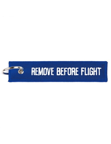 Portachiavi Remove before flight Blu Non applicabile
