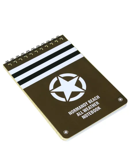 Block notes militare Normandia impermeabile Large Fosco Industries