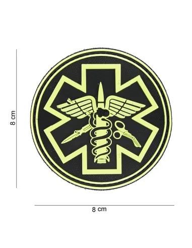 Toppa 3D PVC Paramedic gialla 101 INC