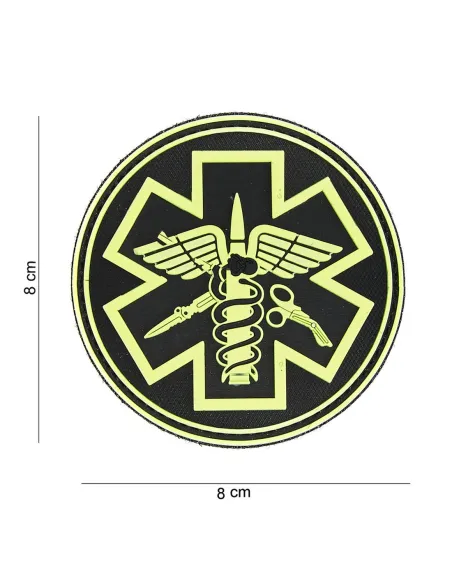 Toppa 3D PVC Paramedic gialla 101 INC