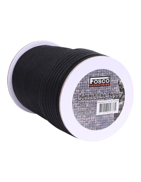 Rullo Corda utility militare 60 metri in Nylon spessore 7 mm Fosco Industries