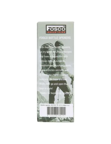 Apribottiglie 3D PVC TF-2215 Hiker Fosco Industries