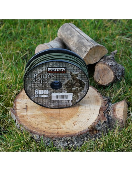 Rullo corda elastica Bungee 30 mt 6 mm Fosco Industries