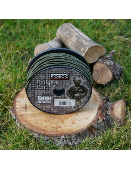 Rullo corda elastica Bungee 60 mt 6 mm Fosco Industries