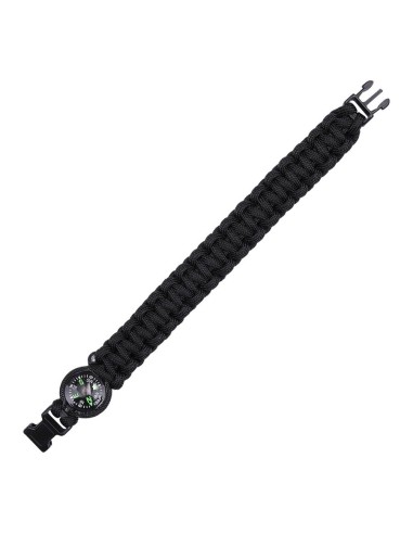 Braccialetto militare Paracord con bussola K2023 20 cm 8" 101 INC