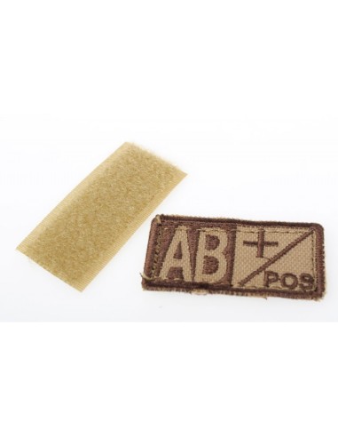 Patch con velcro gruppo sanguigno ricamata SBB SBB Brancaleoni
