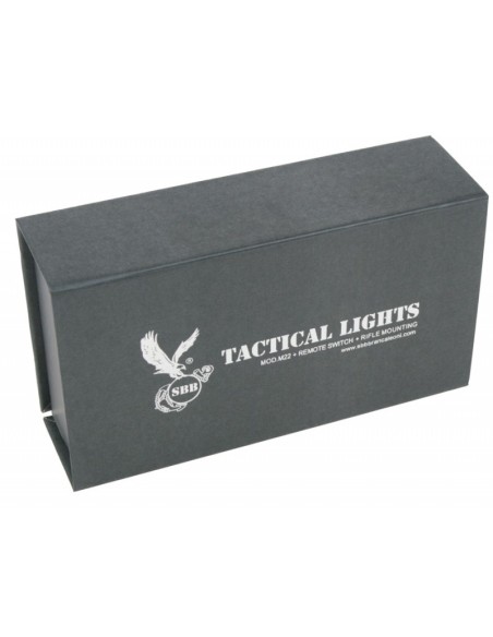 Torcia tactical SBB M22 LED 190 lumen + supporto per arma e interruttore remoto SBB Brancaleoni Torcia tactical SBB M22 LED 190 lumen + supporto per arma e interruttore remoto SBB Brancaleoni