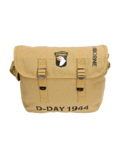 Borsa tracolla canvas 101st Airborne D-DAY Paracadutisti Fostex Garments