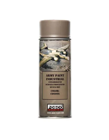Vernice Militare bomboletta Spray 400 ml colori vari Fosco Industries