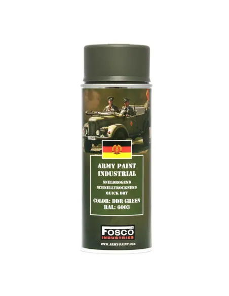 Vernice Militare bomboletta Spray 400 ml colori vari Fosco Industries