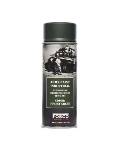 Vernice Militare bomboletta Spray 400 ml colori vari Fosco Industries