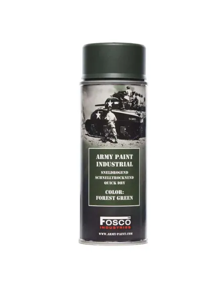 Vernice Militare bomboletta Spray 400 ml colori vari Fosco Industries