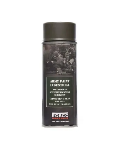 Vernice Militare bomboletta Spray 400 ml colori vari Fosco Industries