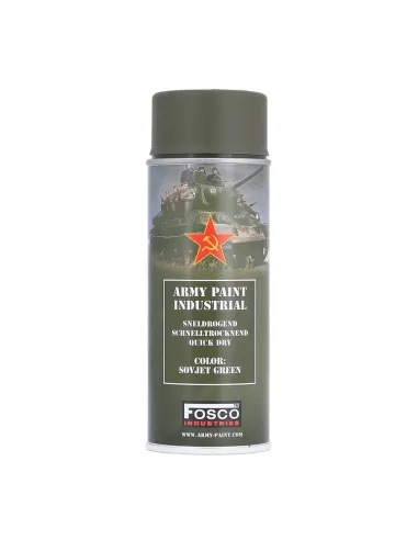 Vernice Militare bomboletta Spray 400 ml colori vari Fosco Industries
