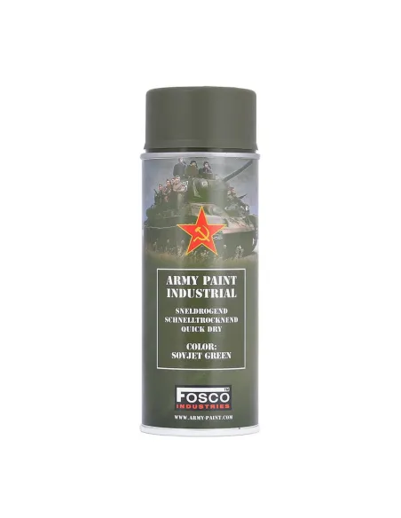 Vernice Militare bomboletta Spray 400 ml colori vari Fosco Industries
