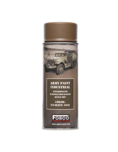 Vernice Militare bomboletta Spray 400 ml colori vari Fosco Industries