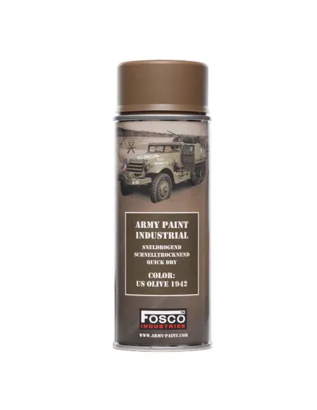 Vernice Militare bomboletta Spray 400 ml colori vari Fosco Industries