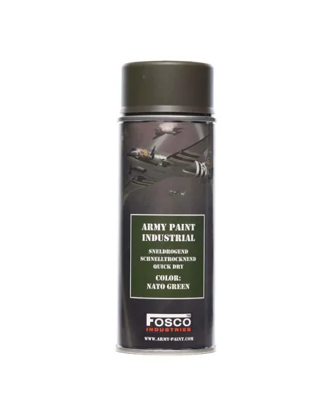 Vernice Militare bomboletta Spray 400 ml colori vari Fosco Industries
