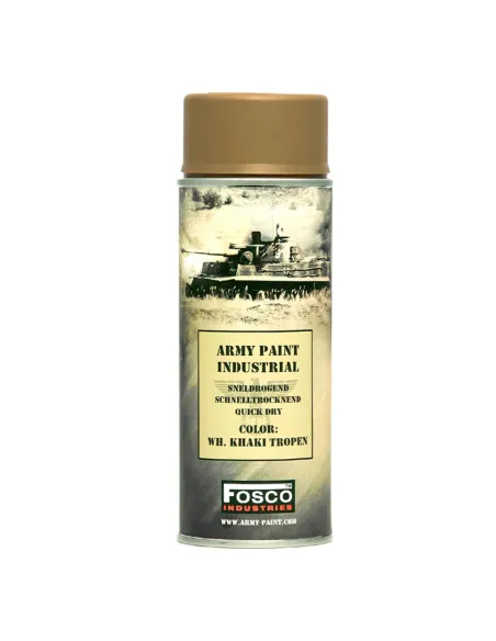 Vernice Militare bomboletta Spray 400 ml colori vari Fosco Industries
