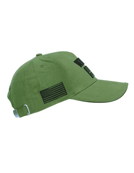 Cappello da baseball militare U.S. Army con scritta ricamata Veteran e bandiera USA Fostex Garments