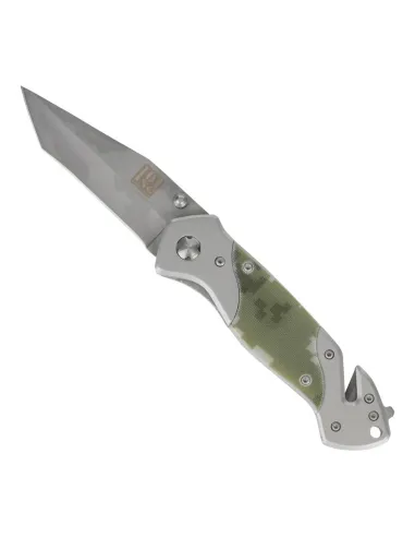 Coltello tattico con taglia cavi e rompi vetro con clip H254G10 Fosco Industries