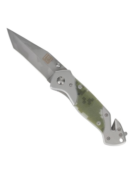 Coltello tattico con taglia cavi e rompi vetro con clip H254G10 Fosco Industries