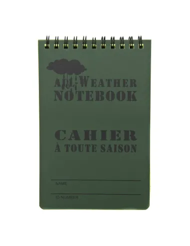 Block notes militare impermeabile Large