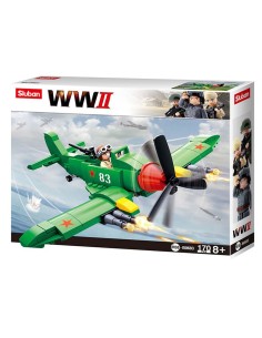 Sluban WWII Allied Ground-Attack Aircraft M38-B0683 16093 Sluban 2