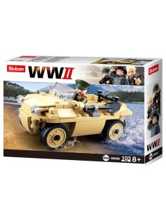 Sluban WWII German amphibious vehicle M38-B0690 Sluban 2