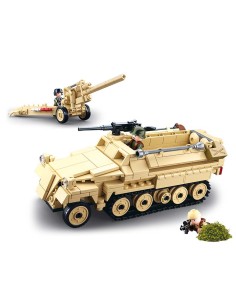Sluban WWII German Half Track M38-B0695 Sluban