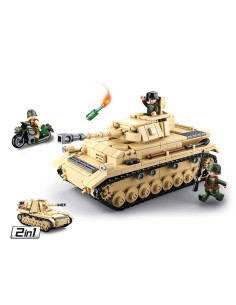 Sluban WWII German Tank M38-B0693 Sluban