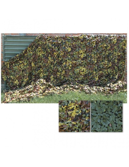 Rete mimetica vegetata con supporto 3 X 6 MT SBB Brancaleoni
