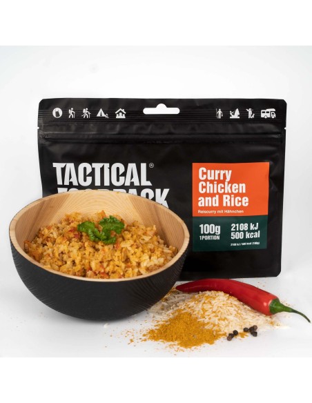 Razione riso con pollo al curry 100 gr Tactical Foodpack Tactical Foodpack