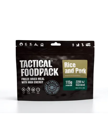 Razione riso e maile con salsa al pomodoro 115 gr Tactical Foodpack Tactical Foodpack