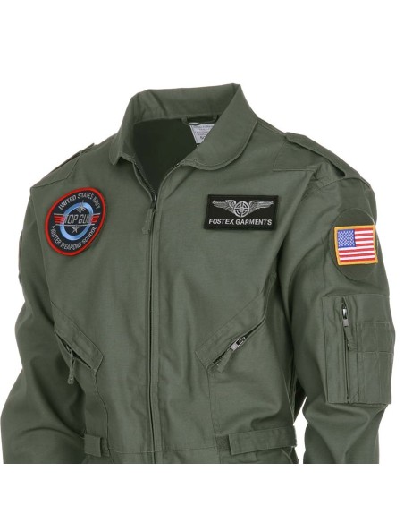Tuta da volo pilota aviatore Flight Suit Fostex Garments Tuta da volo pilota aviatore Flight Suit Fostex Garments