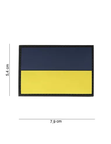 Toppa Patch 3D PVC Bandiera Ucraina velcro 101 INC