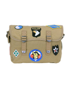 Borsa tracolla canvas Stemmi Seconda Guerra Mondiale WWII Fostex Garments 2