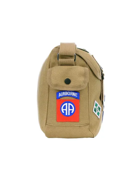 Borsa tracolla canvas Stemmi Seconda Guerra Mondiale WWII Fostex Garments