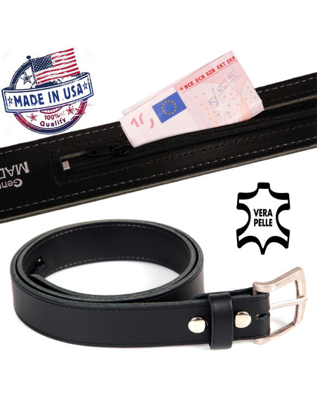 Cintura portafoglio in vera pelle USA Non applicabile